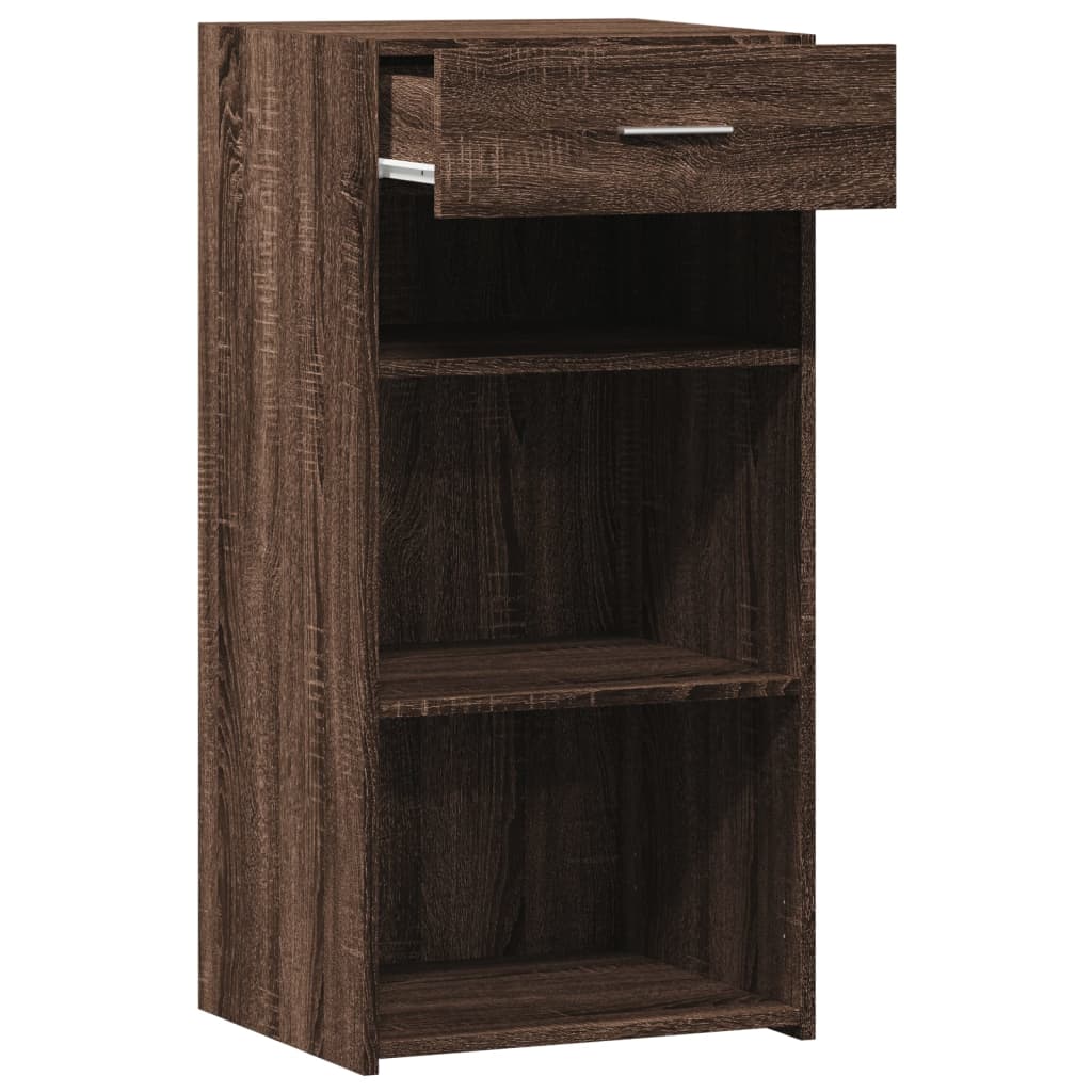 Skjenk brun eik 45x42,5x93 cm konstruert tre