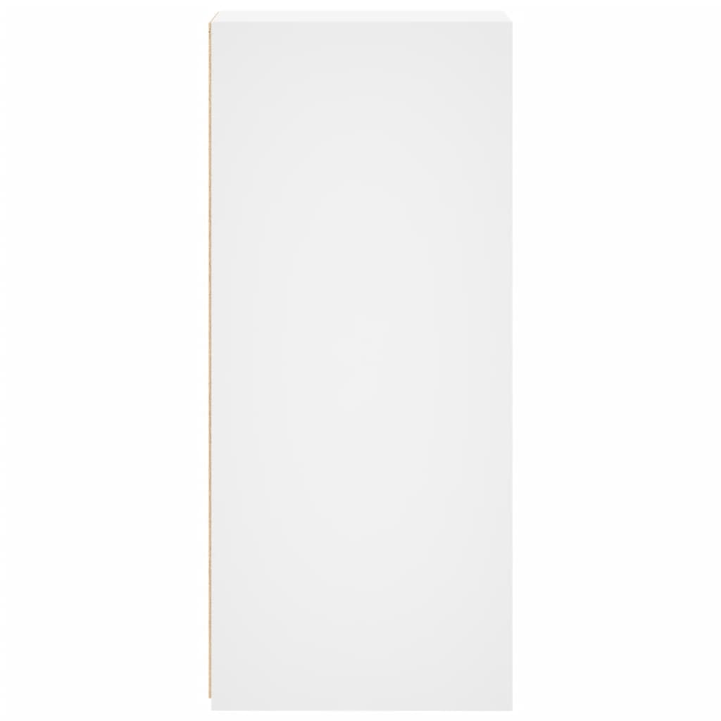 Skjenk hvit 30x41x93 cm konstruert tre