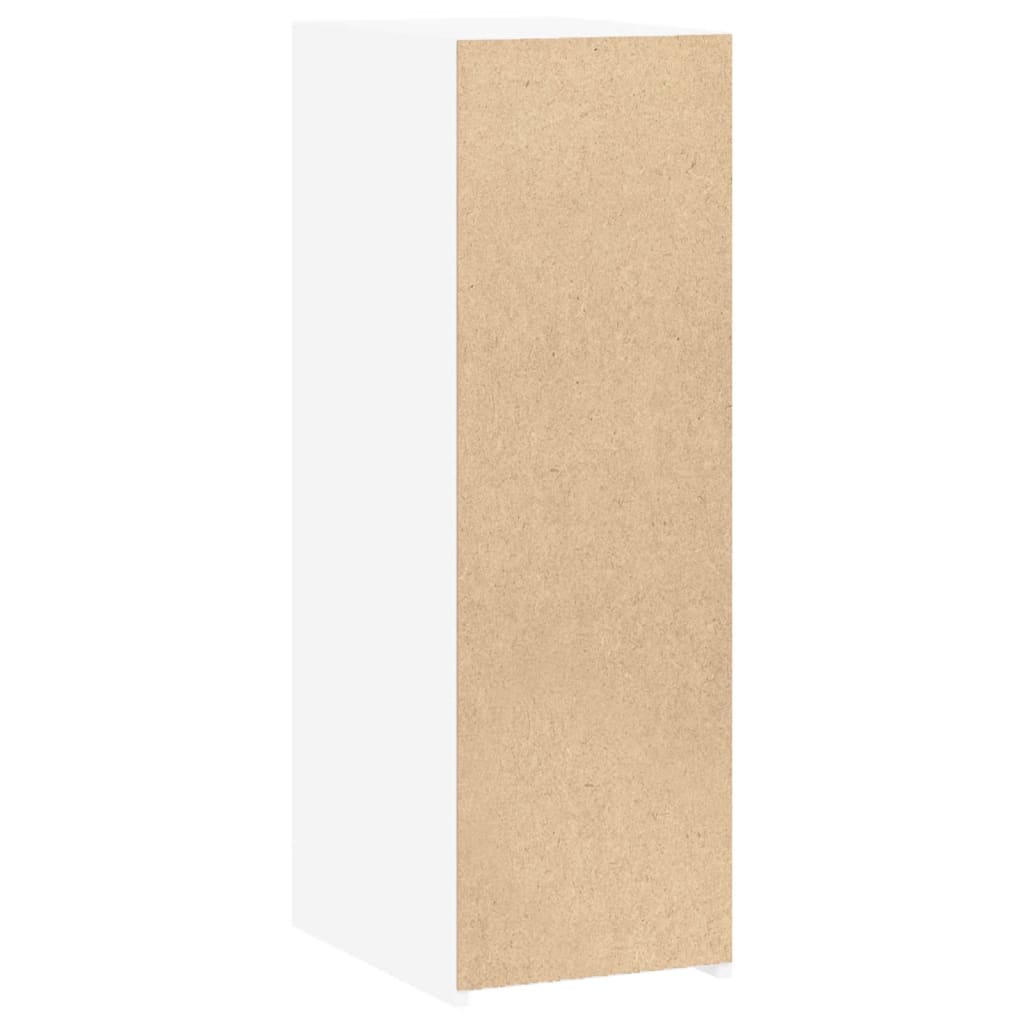 Skjenk hvit 30x41x93 cm konstruert tre
