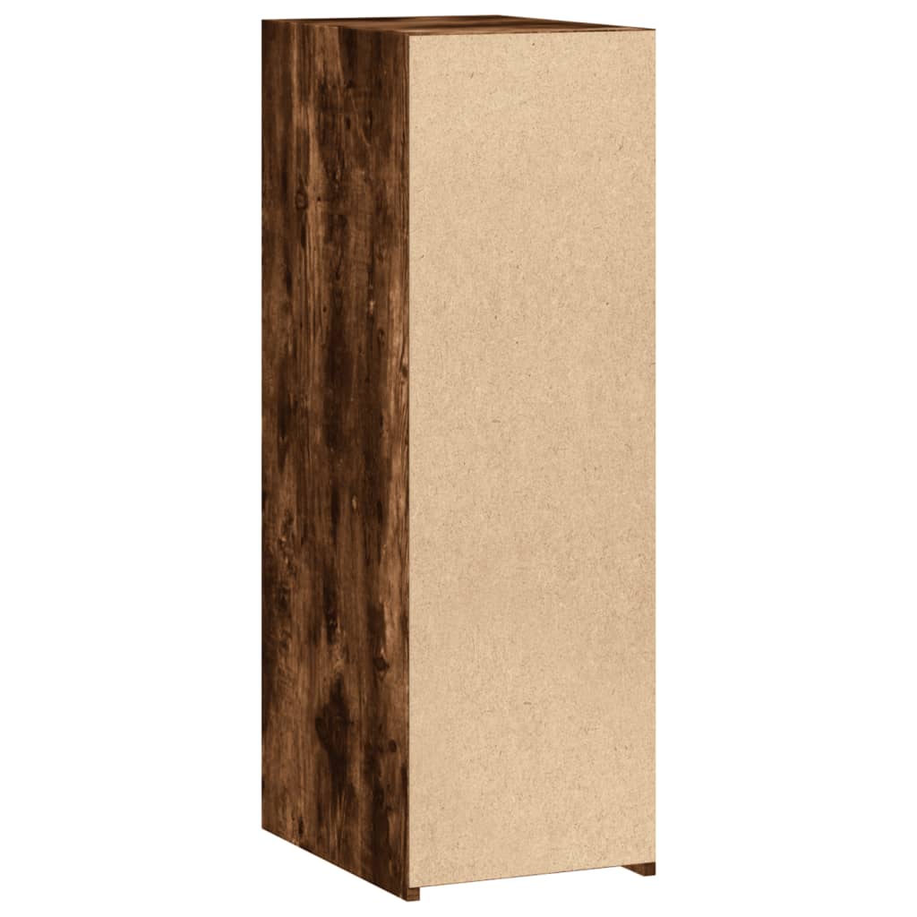 Skjenk røkt eik 30x41x93 cm konstruert tre