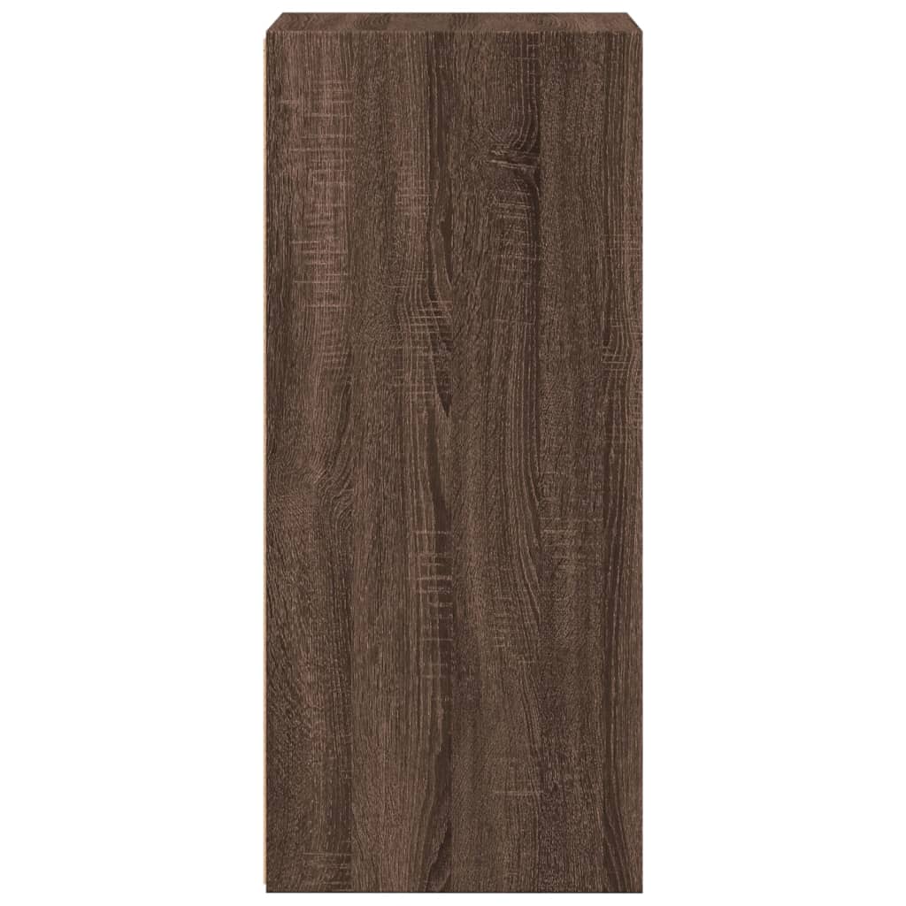 Skjenk brun eik 40x41x93 cm konstruert tre