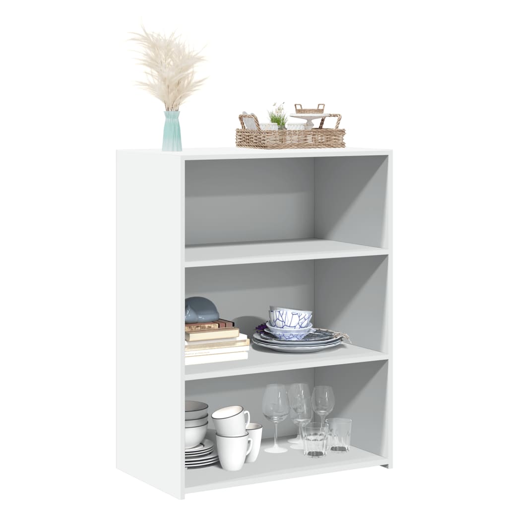 Skjenk hvit 70x41x93 cm konstruert tre