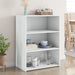 Skjenk hvit 70x41x93 cm konstruert tre