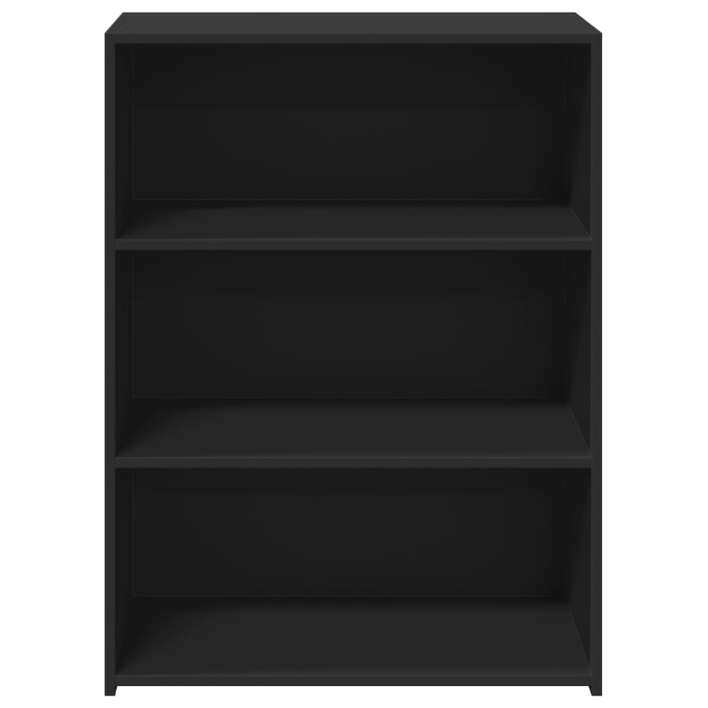 Skjenk svart 70x41x93 cm konstruert tre