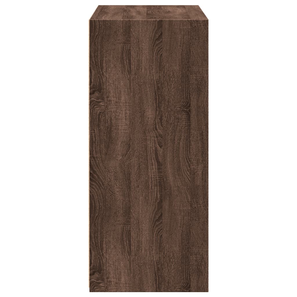 Skjenk brun eik 70x41x93 cm konstruert tre