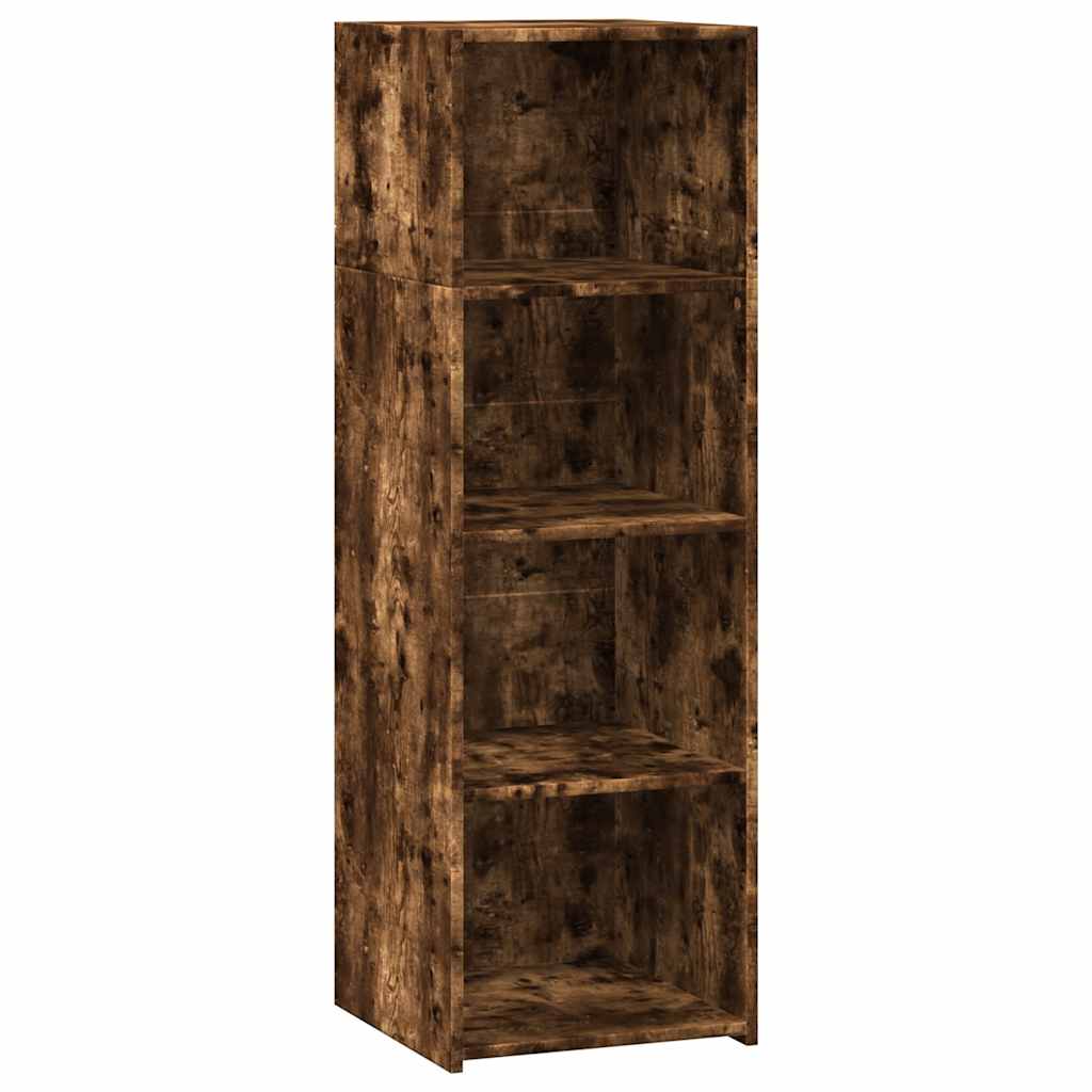 Hylle røkt eik 40x41x124 cm konstruert tre
