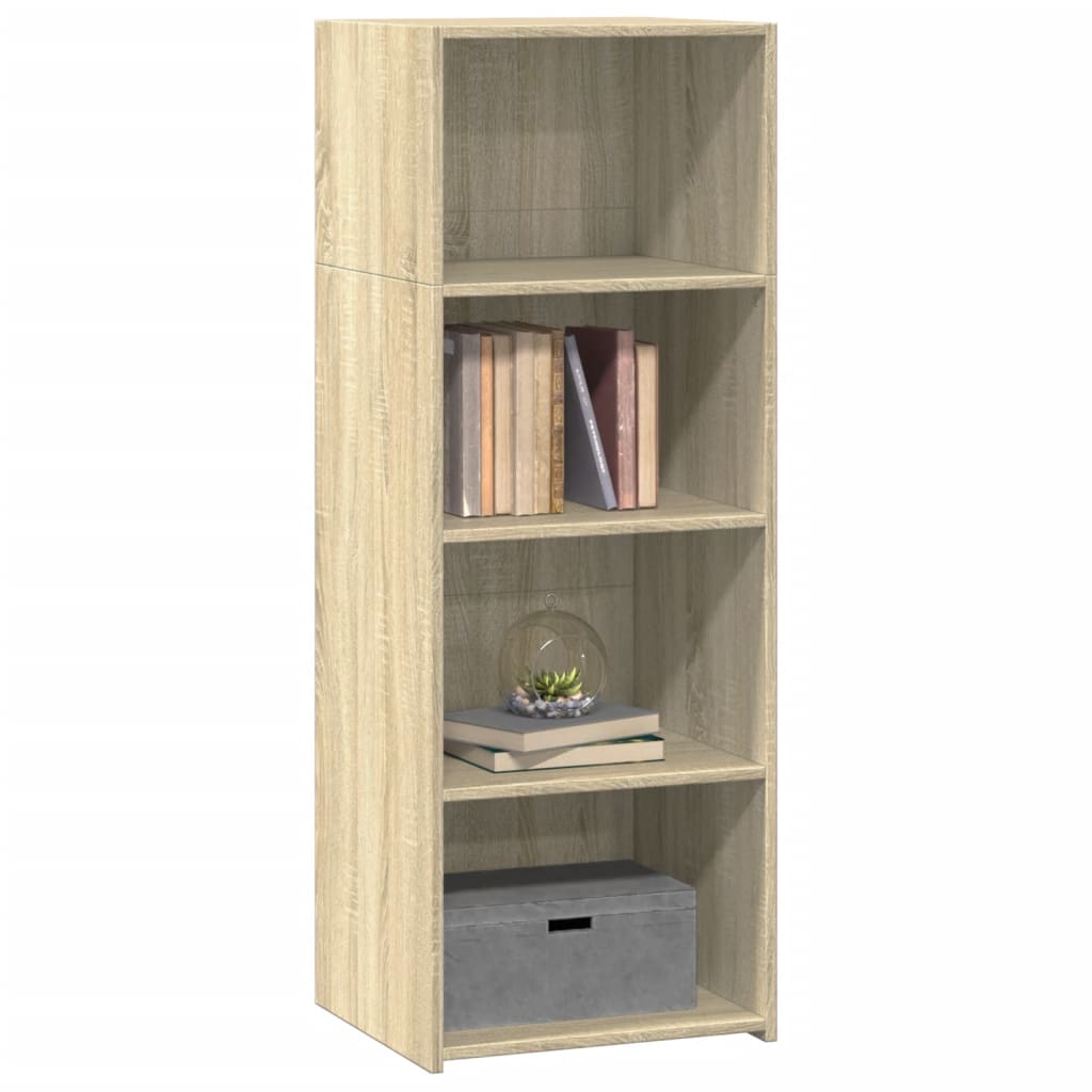 Hylle sonoma eik 45x41x124 cm konstruert tre