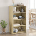 Hylle sonoma eik 70x41x124 cm konstruert tre