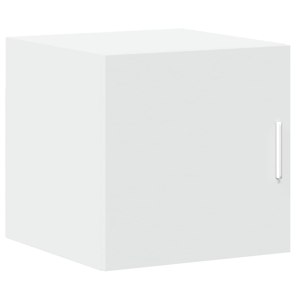 Smalt oppbevaringsskap hvit 40x42,5x225 cm konstruert tre vidaXL