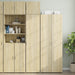 Smalt oppbevaringsskap sonoma eik 45x42,5x225 cm konstruert tre