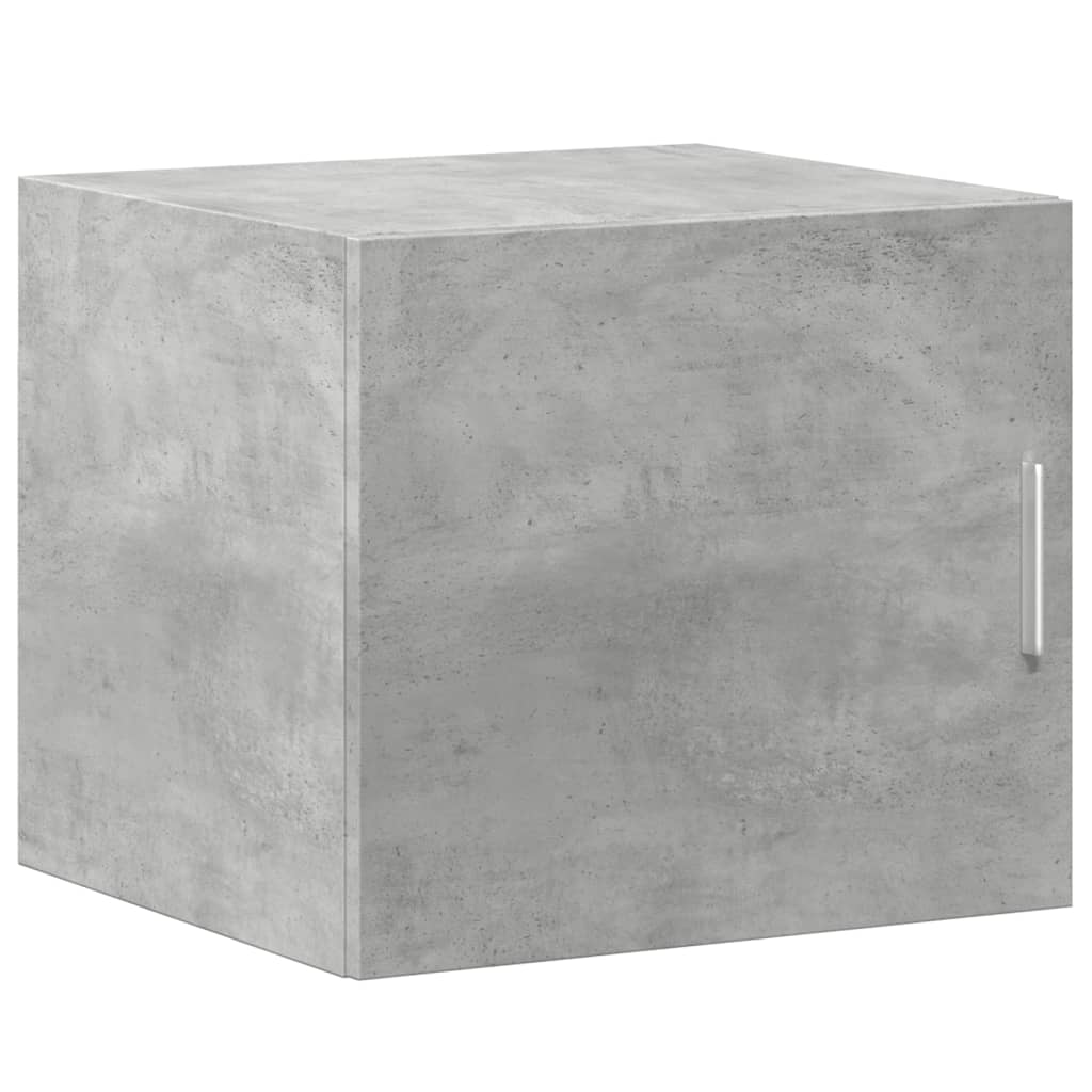 Smalt oppbevaringsskap betonggrå 45x42,5x225 cm konstruert tre vidaXL
