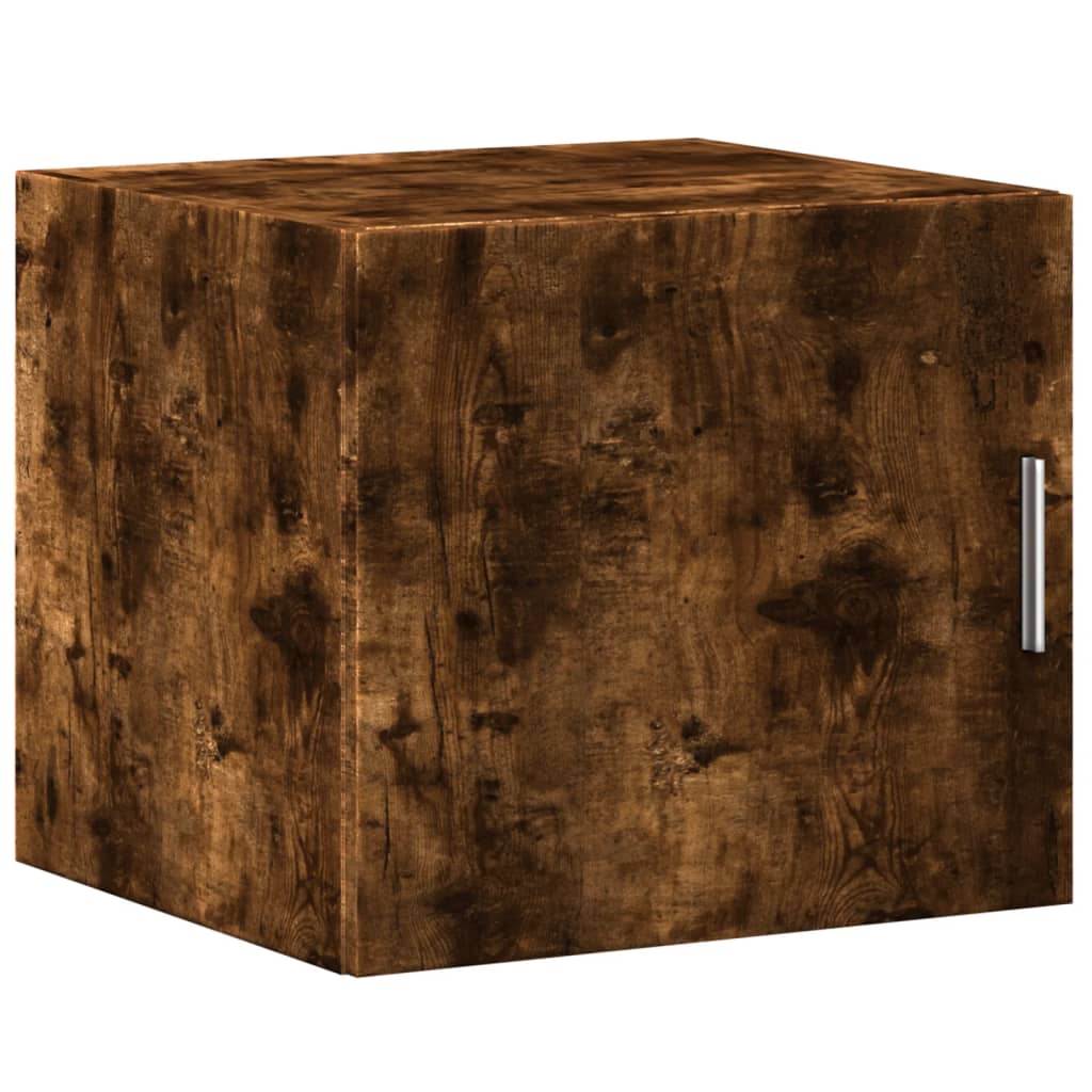 Smalt oppbevaringsskap røkt eik 45x42,5x225 cm konstruert tre vidaXL