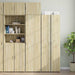 Smalt oppbevaringsskap sonoma eik 50x42,5x225 cm konstruert tre