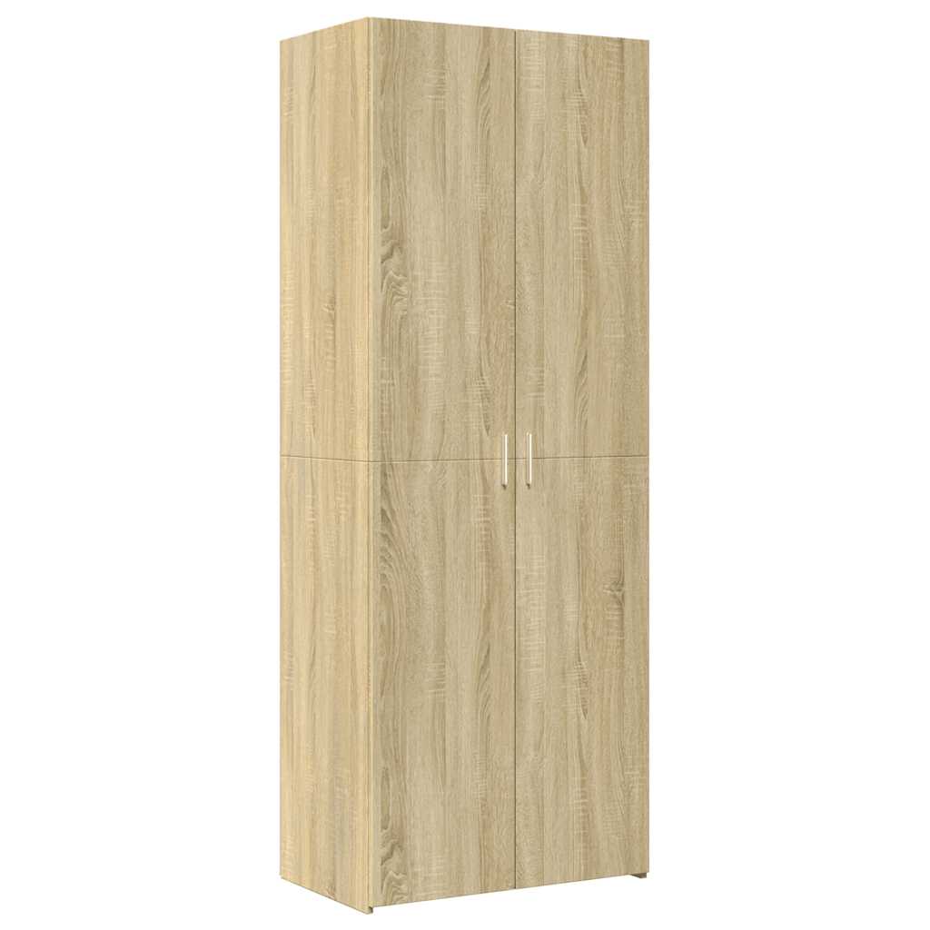 Oppbevaringsskap sonoma eik 70x42,5x225 cm konstruert tre vidaXL