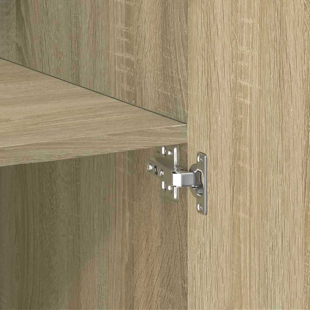 Oppbevaringsskap sonoma eik 70x42,5x225 cm konstruert tre vidaXL