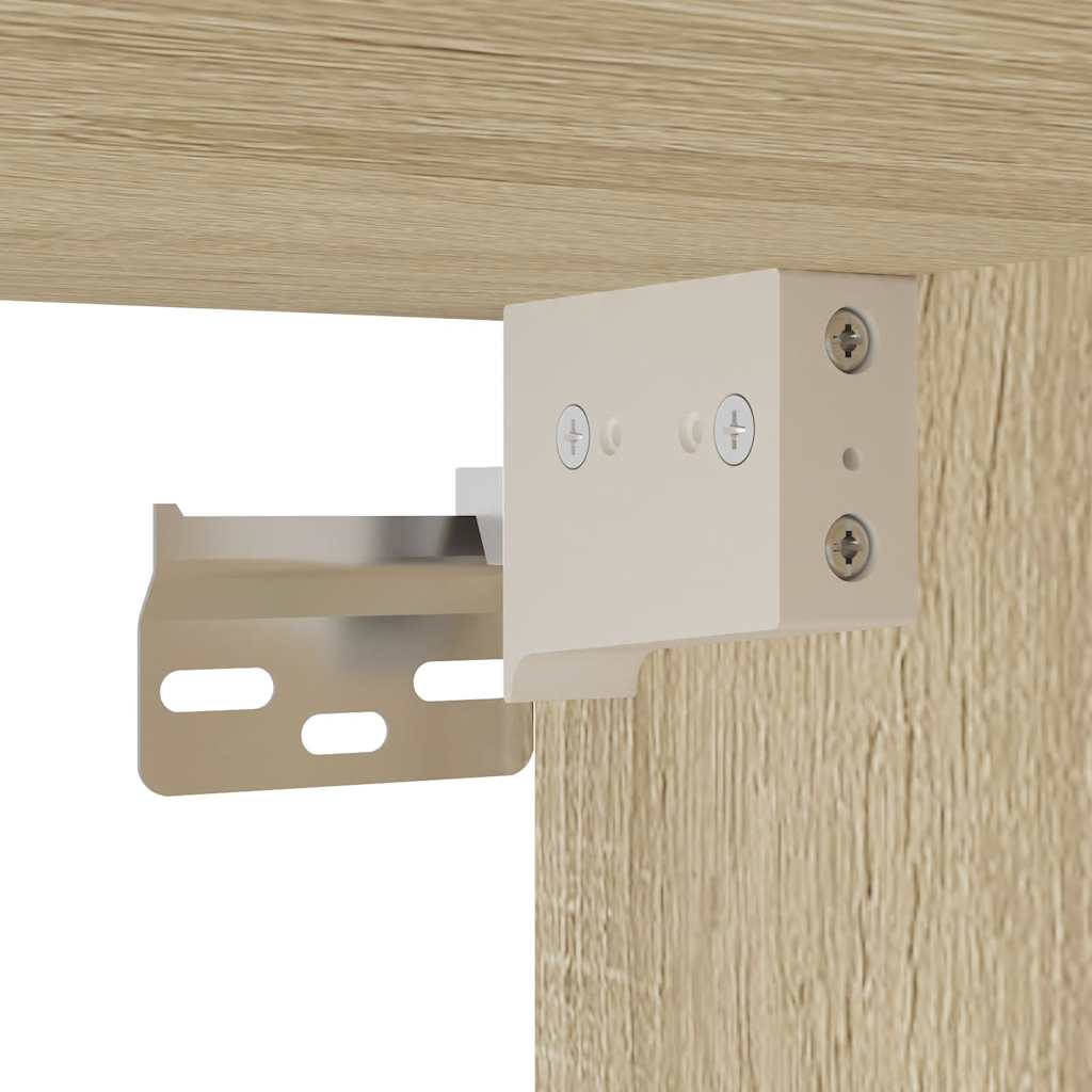 Oppbevaringsskap sonoma eik 70x42,5x225 cm konstruert tre vidaXL