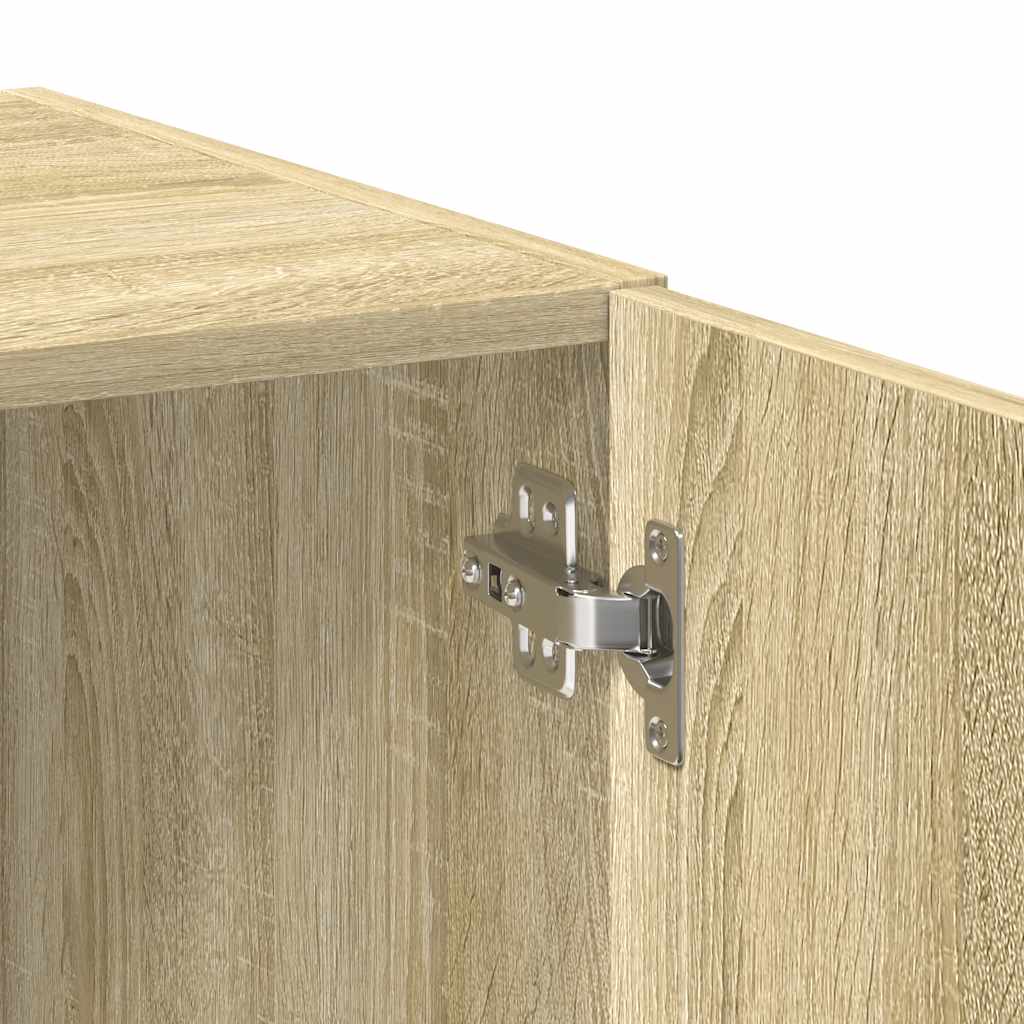 Oppbevaringsskap sonoma eik 70x42,5x225 cm konstruert tre vidaXL