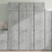 Oppbevaringsskap betonggrå 70x42,5x225 cm konstruert tre