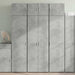 Oppbevaringsskap betonggrå 70x42,5x225 cm konstruert tre vidaXL