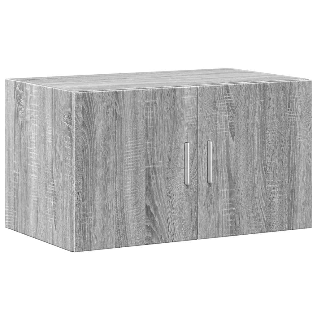 Oppbevaringsskap grå sonoma 70x42,5x225 cm konstruert tre