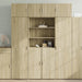 Oppbevaringsskap sonoma eik 80x42,5x225 cm konstruert tre