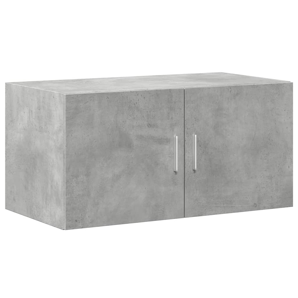 Oppbevaringsskap betonggrå 80x42,5x225 cm konstruert tre vidaXL
