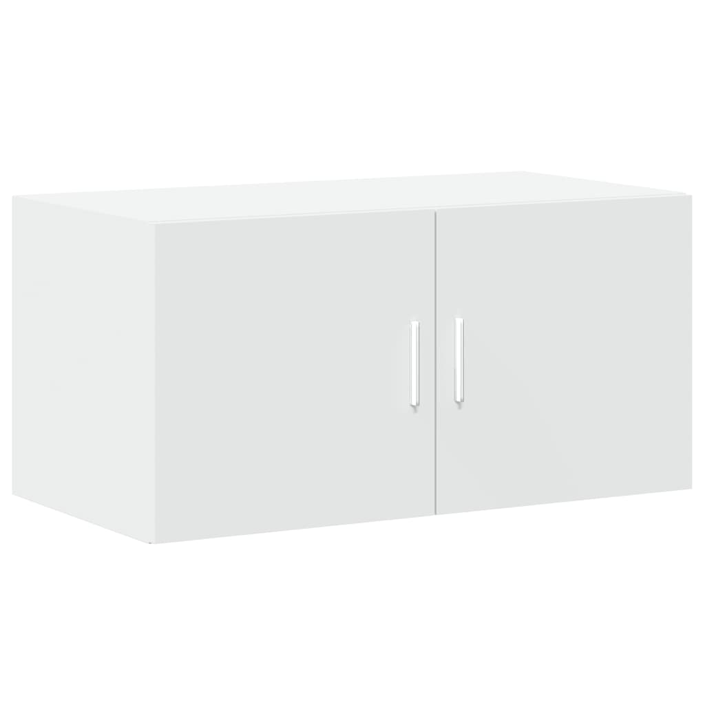 Oppbevaringsskap hvit 80x42,5x225 cm konstruert tre vidaXL