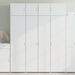 Oppbevaringsskap hvit 80x42,5x225 cm konstruert tre vidaXL