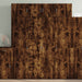 Oppbevaringsskap røkt eik 80x42,5x225 cm konstruert tre vidaXL