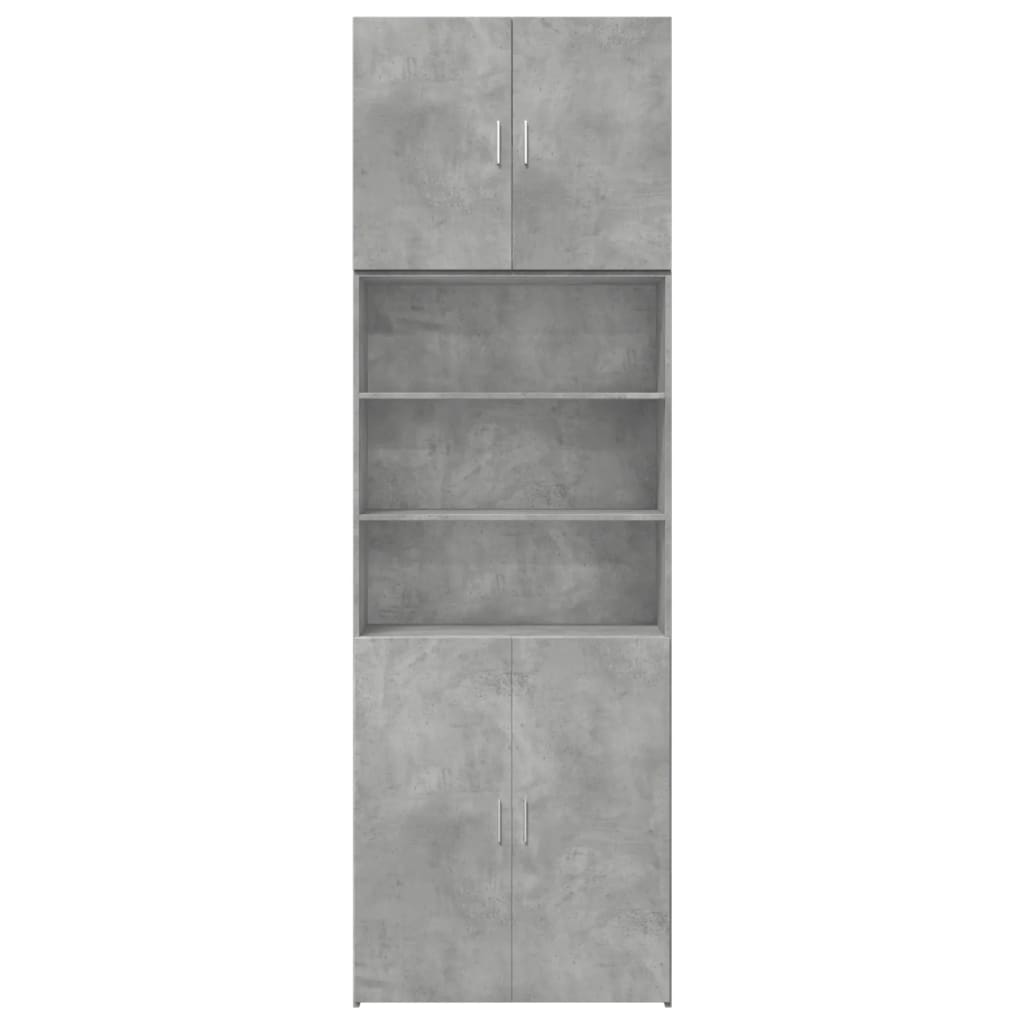 Highboard betonggrå 80x42,5x249 cm konstruert tre vidaXL