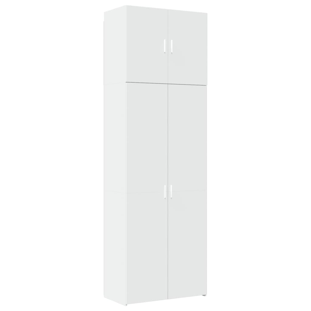 Highboard hvit 80x42,5x249 cm konstruert tre vidaXL