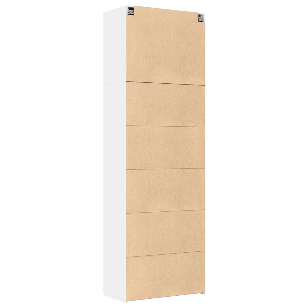 Highboard hvit 80x42,5x249 cm konstruert tre vidaXL