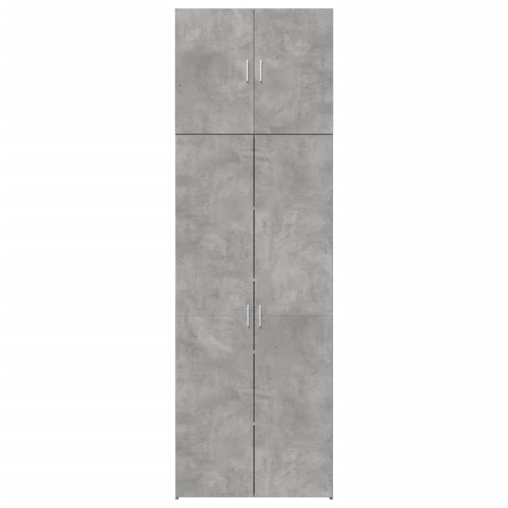 Highboard betonggrå 80x42,5x249 cm konstruert tre vidaXL