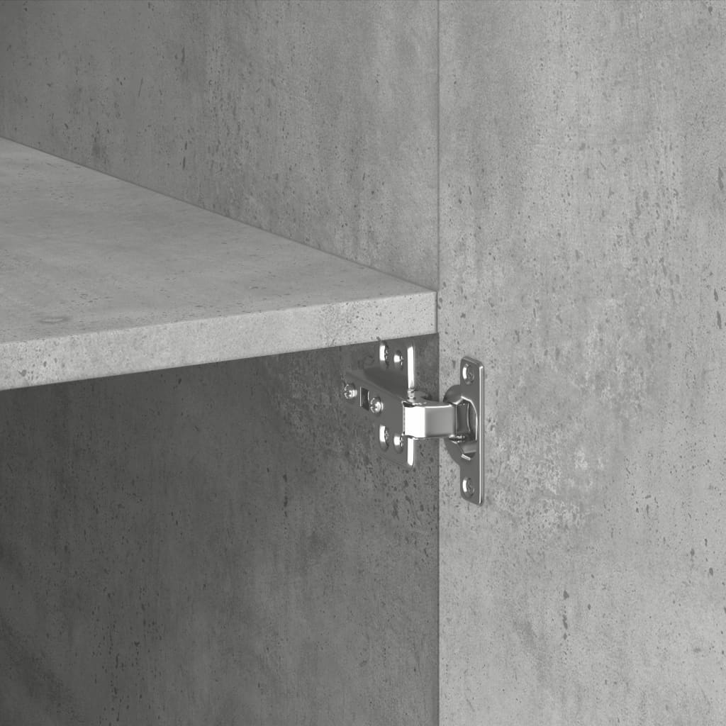 Highboard betonggrå 80x42,5x249 cm konstruert tre vidaXL