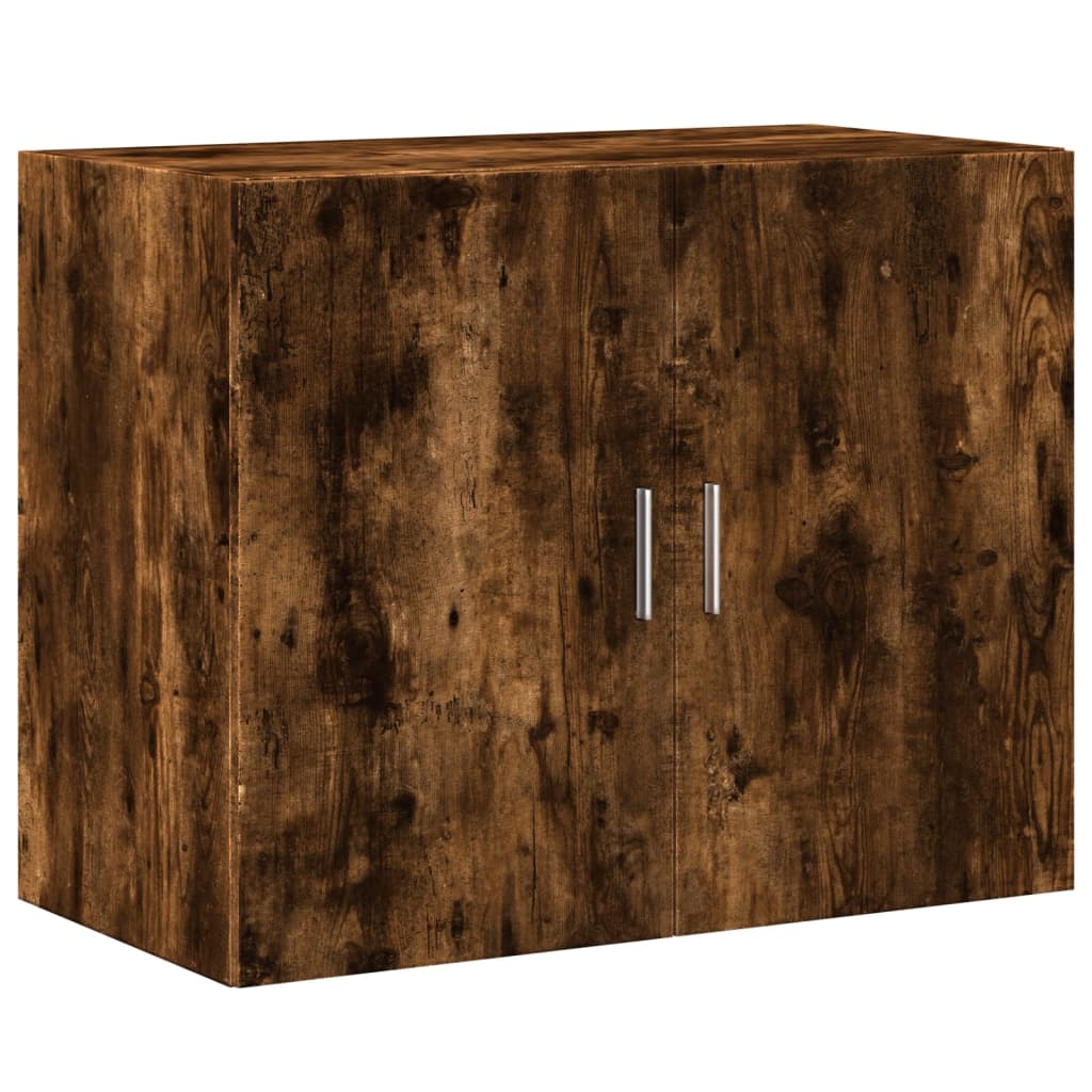 Highboard røkt eik 80x42,5x249 cm konstruert tre vidaXL