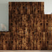 Highboard røkt eik 80x42,5x249 cm konstruert tre vidaXL