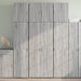 Highboard grå sonoma 80x42,5x249 cm konstruert tre vidaXL