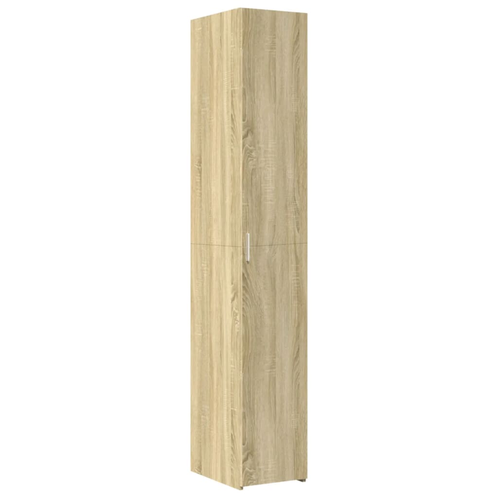 Hylle sonoma eik 30x42,5x185 cm konstruert tre