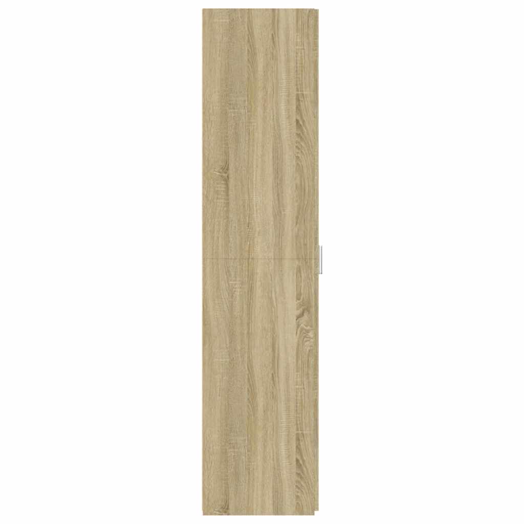 Hylle sonoma eik 30x42,5x185 cm konstruert tre