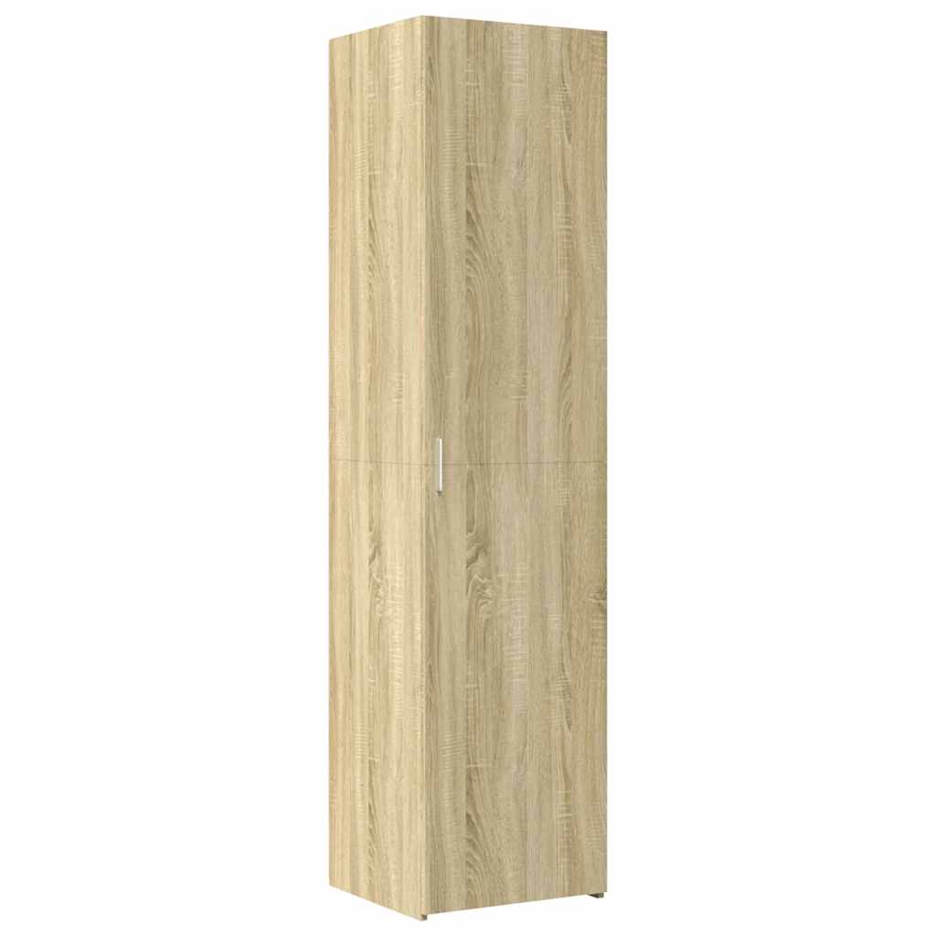 Hylle sonoma eik 45x42,5x185 cm konstruert tre