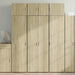 Highboard sonoma eik 70x42,5x185 cm konstruert tre