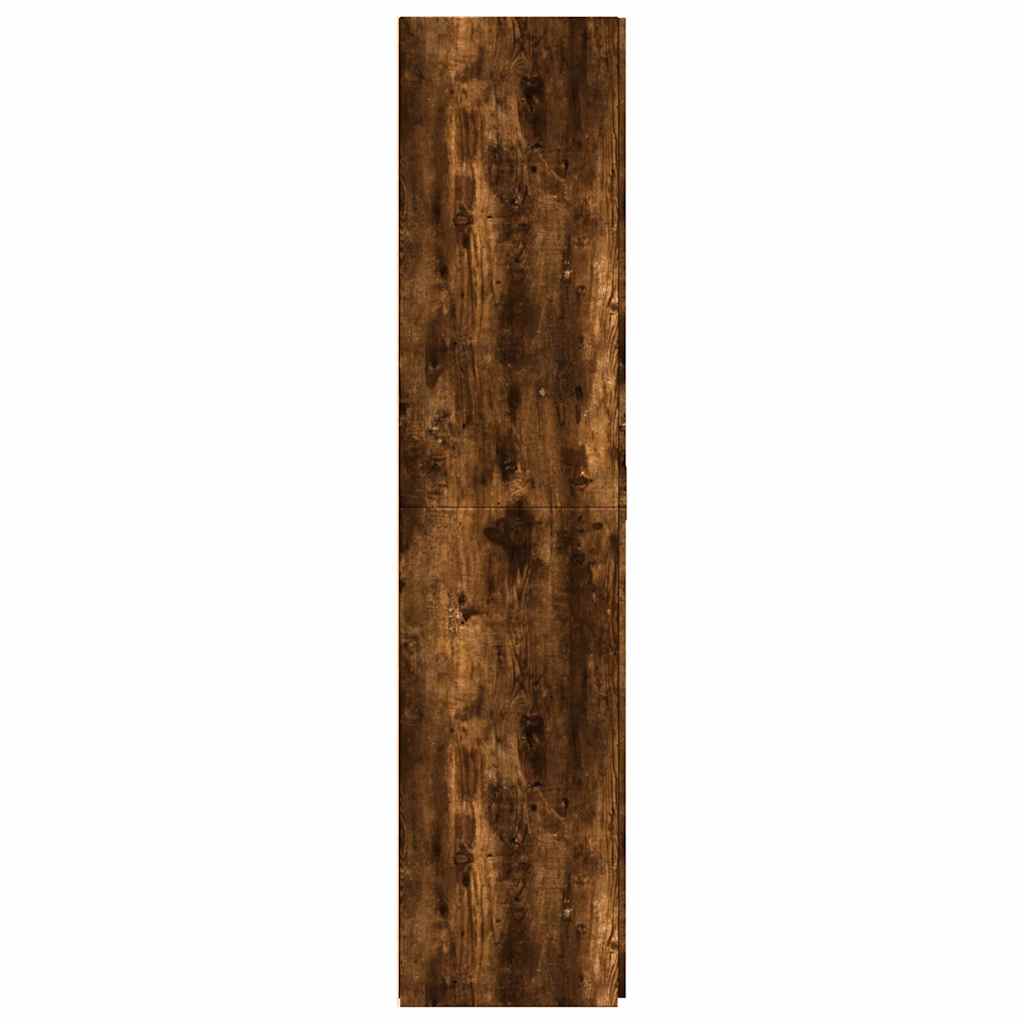 Highboard røkt eik 70x42,5x185 cm konstruert tre
