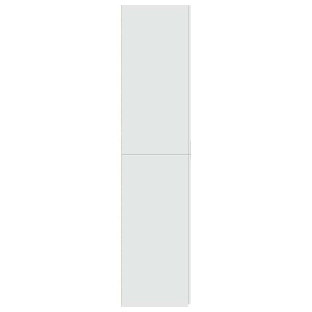 Highboard hvit 70x42,5x185 cm konstruert tre