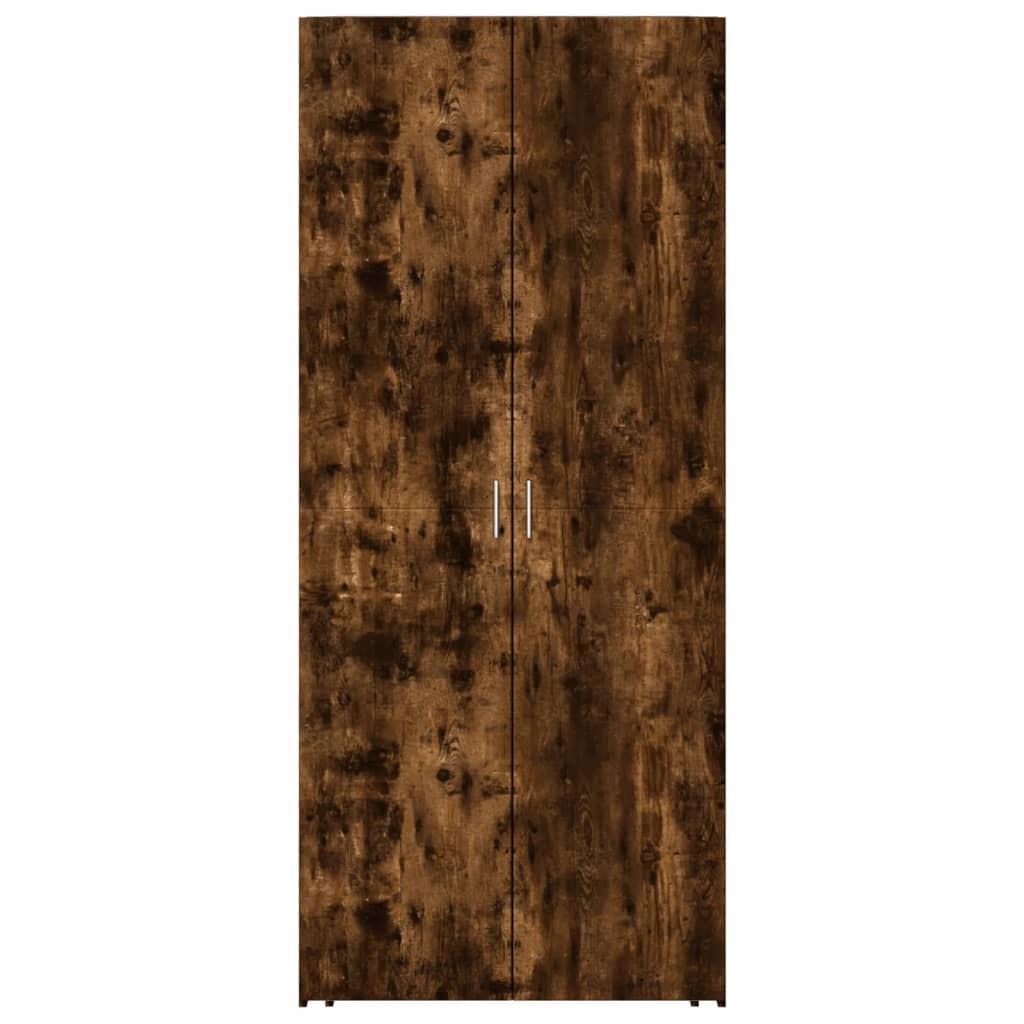 Highboard røkt eik 80x42,5x185 cm konstruert tre