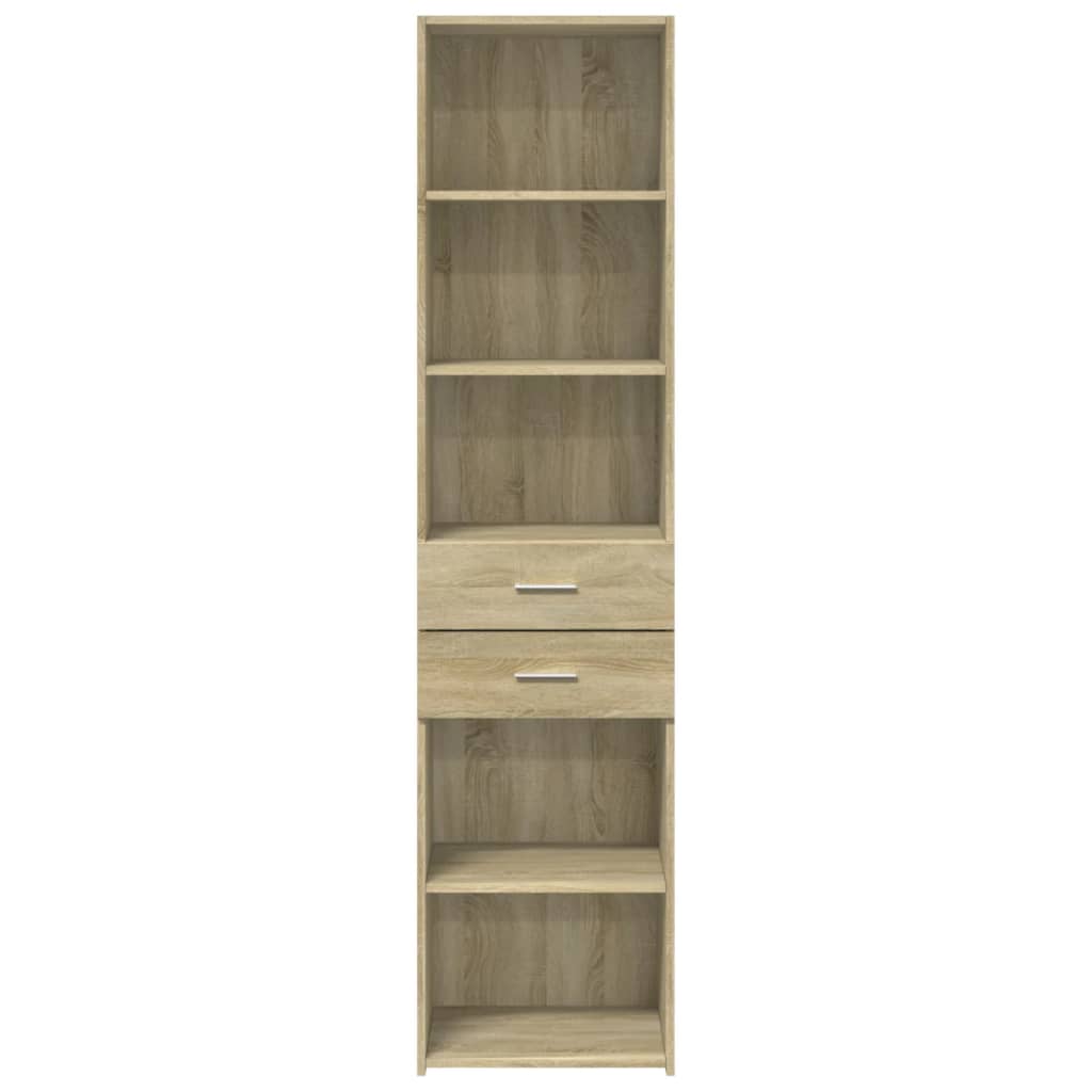 Hylle sonoma eik 45x42,5x185 cm konstruert tre