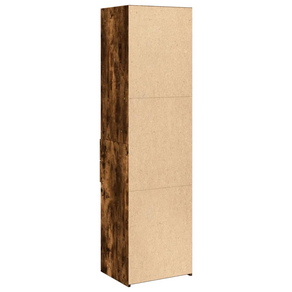 Hylle røkt eik 50x42,5x185 cm konstruert tre