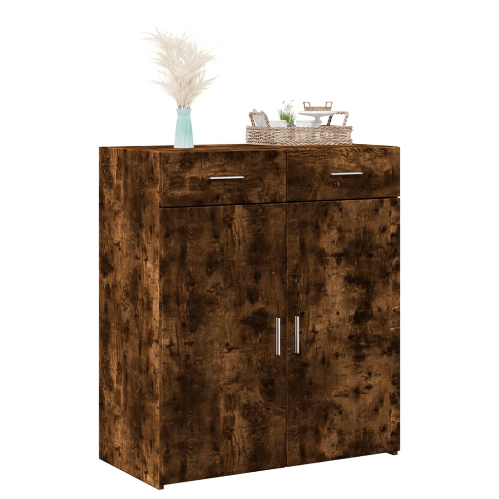 Skjenk røkt eik 80x42,5x93 cm konstruert tre