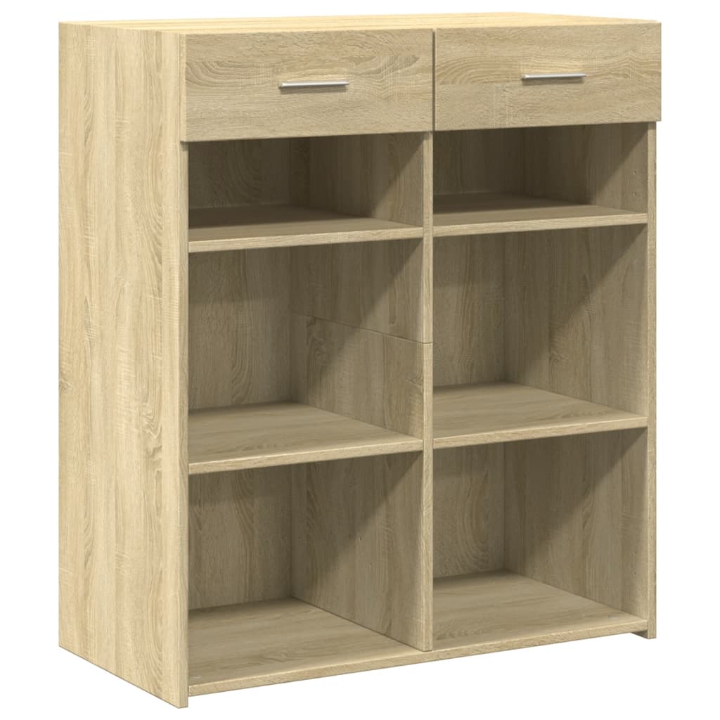 Skjenk sonoma eik 80x42,5x93 cm konstruert tre