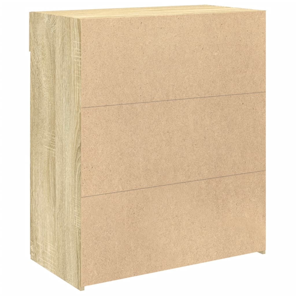 Skjenk sonoma eik 80x42,5x93 cm konstruert tre