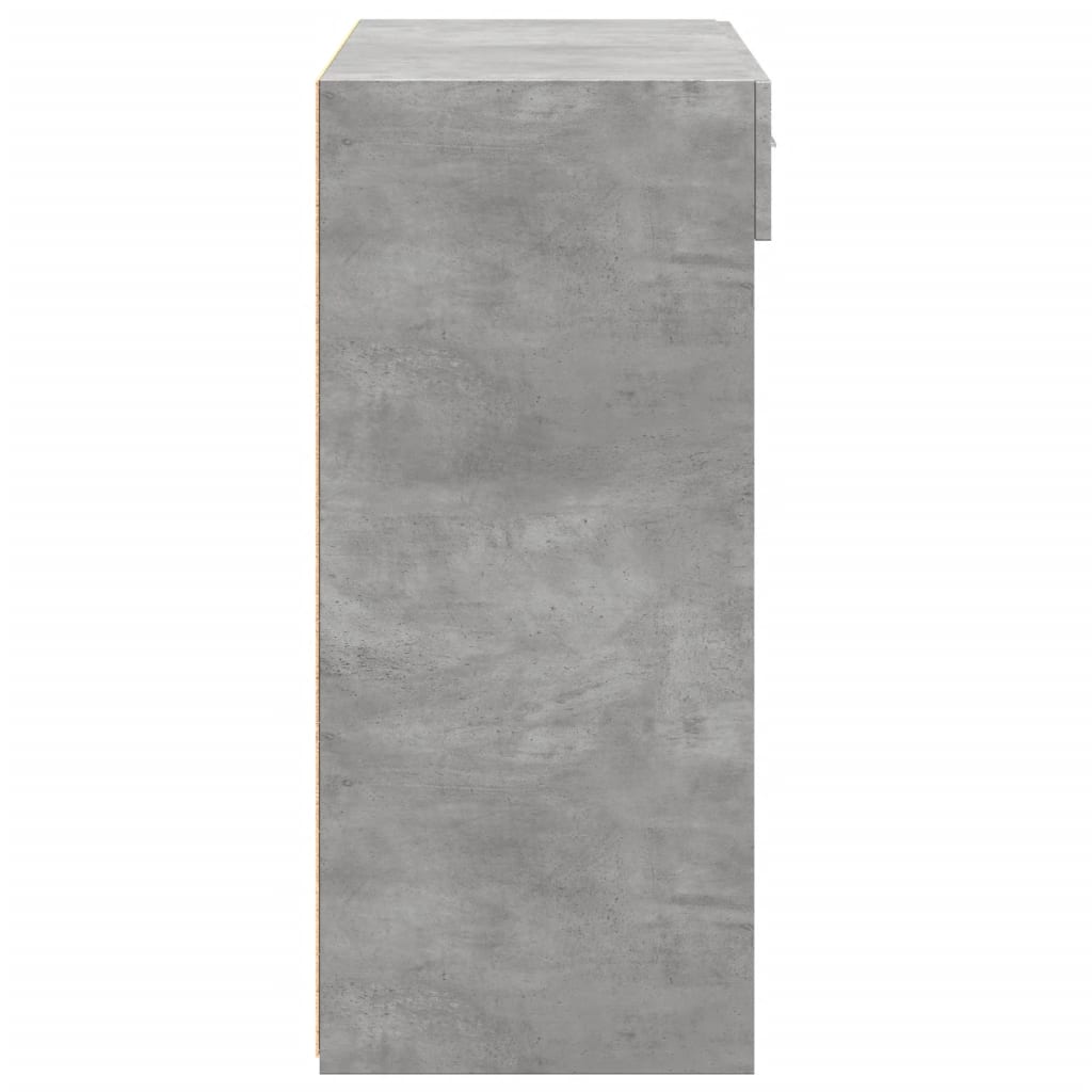 Skjenk betonggrå 80x42,5x93 cm konstruert tre